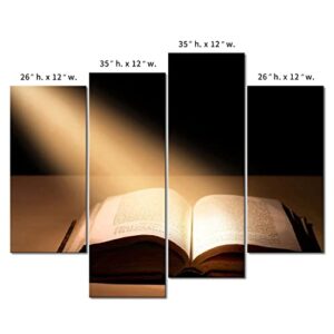 First Wall Art - The Holy Bible Wall Art Painting The Picture Print On Canvas Religion Pictures for Home Decor Decoration Gift