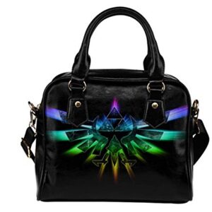 Majora Mask Womens Leather Handbags Totes Top Handle Bag Shoulder Crossbody Satchel Ladies Purses