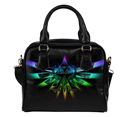 Majora Mask Womens Leather Handbags Totes Top Handle Bag Shoulder Crossbody Satchel Ladies Purses