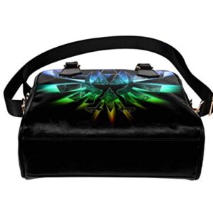 Majora Mask Womens Leather Handbags Totes Top Handle Bag Shoulder Crossbody Satchel Ladies Purses