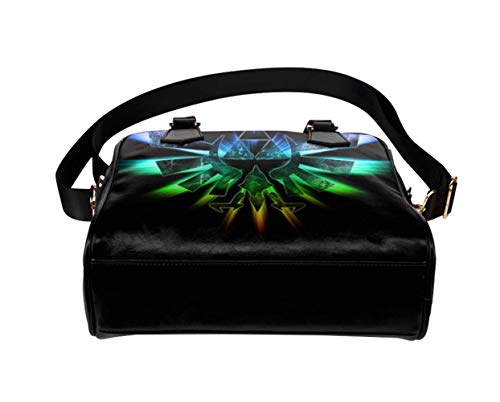 Majora Mask Womens Leather Handbags Totes Top Handle Bag Shoulder Crossbody Satchel Ladies Purses