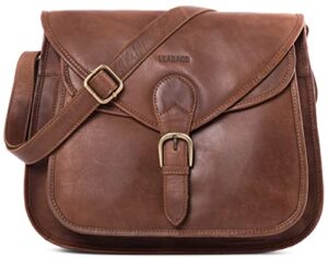 leabags riyadh shoulder bag i genuine buffalo leather handbag i shoulder bag with vintage look i leather shoulder handbag