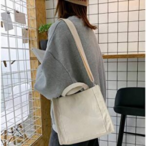 Danling&Unique Women/Girls Small Corduroy Pocket Tote Bag Mini Top Handle Bag Casual Shoulder Bag Handbag Crossbody Bag khaki