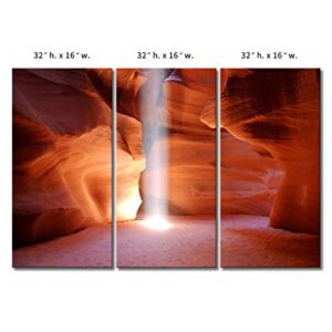 A Beam of Light Falling Down in Antelope Canyon Wall Art Painting Pictures Print On Canvas Landscape The Picture for Home Modern Decoration