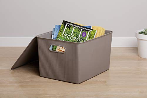 Tatay Baobab Multipurpose Storage Basket XL, Taupe, 29.4 x 38.5 x 23