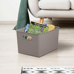 Tatay Baobab Multipurpose Storage Basket XL, Taupe, 29.4 x 38.5 x 23