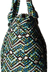 Vera Bradley Women's Cotton Hadley Satchel Purse, Rain Forest, One Size