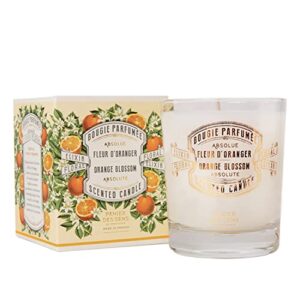 panier des sens orange blossom scented candles, candles for home scented 100% cotton wick – made in france – 6oz/180g