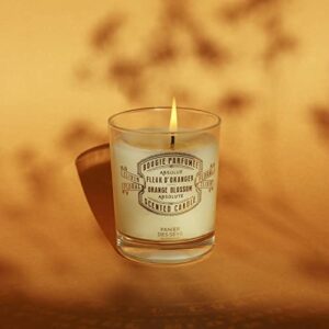 Panier des Sens Orange Blossom Scented candles, Candles for home scented 100% cotton wick - Made in France - 6oz/180g