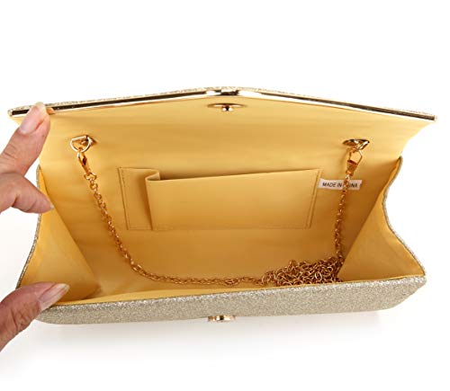 Nodykka Clutch Purses For Women Evening Bags Sparkling Shoulder Envelope Party Cross Body Handbags