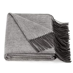 spencer & whitney bed throws wool throw blanket grey wool blanket 70% wool 30% viscose shawl warp twin lightweight throw blanket for bed couch