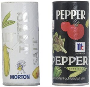 morton, salt & pepper shaker set, 5.5 ounce