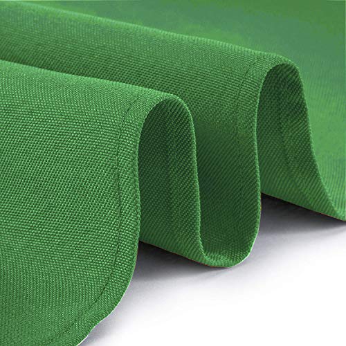 YLZYAA Tablecloth - 54 x 54 Inch -Green-Square Polyester Table Cloth, Wrinkle,Stain Resistant - Great for Buffet Table, Parties, Holiday Dinner & More