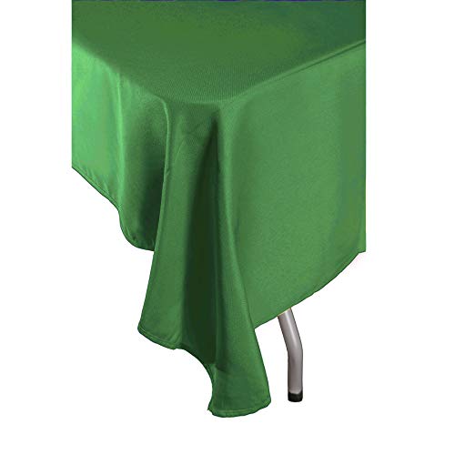 YLZYAA Tablecloth - 54 x 54 Inch -Green-Square Polyester Table Cloth, Wrinkle,Stain Resistant - Great for Buffet Table, Parties, Holiday Dinner & More