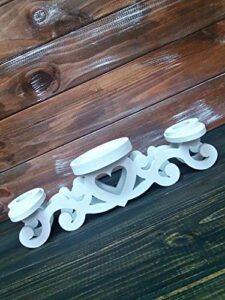 unity candle holder-unity candle stand-unity candle holder set-pillar candle holder-wedding gift -ceremony decoration-wedding centerpiece (with heart)