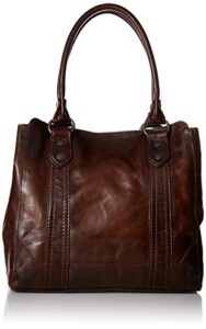 frye womens melissa tote handbags, dark brown, one size us