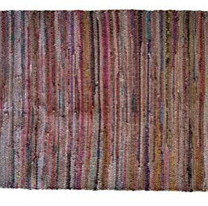 Sturbridge Country Rag Rug in Tobacco 30" x 50"