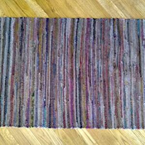 Sturbridge Country Rag Rug in Tobacco 30" x 50"