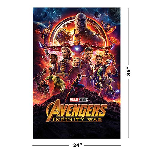 Avengers: Infinity War - Movie Poster/Print (Regular Style) (Size: 24 inches x 36 inches)