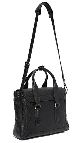 3.1 Phillip Lim PASHLI Medium Satchel, Black-Nickel