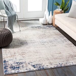 artistic weavers tallie industrial modern area rug,5’3″ x 7’1″,taupe