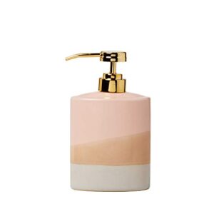skl home alanya soap dispenser, blush