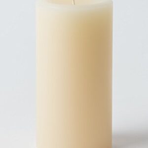 Mister Candle - Dripless 3" inch Diameter Assorted Wedding & Home Decoration Pillar Candles - Premium Wax Set (Ivory)