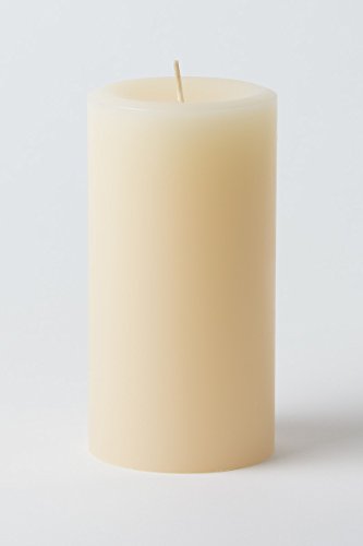 Mister Candle - Dripless 3" inch Diameter Assorted Wedding & Home Decoration Pillar Candles - Premium Wax Set (Ivory)