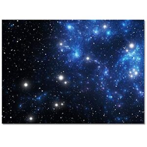 Constellation Large Area Rugs 5' x 7', Throw Carpet Floor Cover Nursery Rugs For Kids, Outer Space Star Nebula Astral Cluster Astronomy Theme Galaxy Mystery Modern Kitchen Mat Rugs For Bedroom
