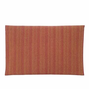 Striped Cork Envelope Casual Clutch, Red