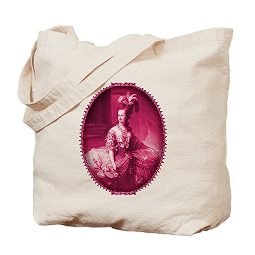 CafePress Marie Antoinette Pink Portrait Tote-Bag Natural Canvas Tote-Bag,Shopping-Bag