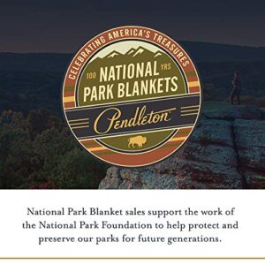 Pendleton, National Parks Blanket, Glacier, Throw (54in x 76in)
