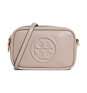 Tory Burch Women's Perry Bombe Mini Bag, Gray Heron, Grey, One Size