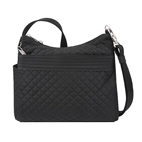 Travelon Anti-Theft Boho Square Cross Body Bag Black One Size