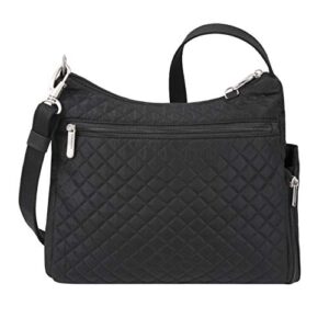 Travelon Anti-Theft Boho Square Cross Body Bag Black One Size