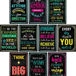 L&O Goods Motivational Posters | Set Of 10 Inspirational Wall Decor | 8.5x11 inches | Home Decor