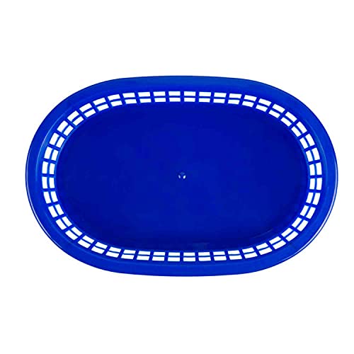 Plastic Royal Blue Basket 10.5X7X1, 36 ct.