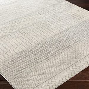 Artistic Weavers Hana Modern Moroccan Area Rug,6'7" x 9'6",Silver Grey