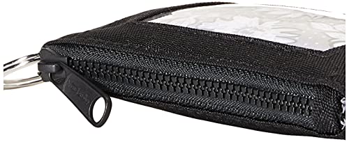 Vera Bradley Women's Recycled Lighten Up Reactive Zip ID Case Wallet, Black, One Size