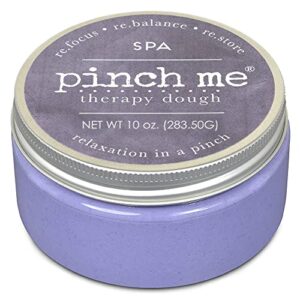 pinch me therapy dough – holistic aromatherapy stress relieving putty – 10 ounce spa scent