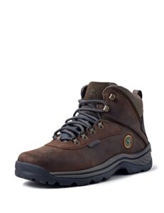 timberland men’s white ledge mid waterproof hiking boot, medium brown, 13