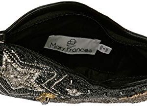 Mary Frances womens Crossbody Bag, Black, no size US