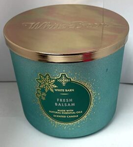 bath & body works 3-wick candle in fresh balsam – packaging may vary