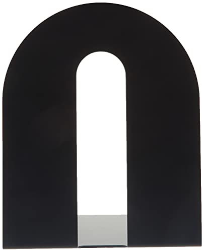 Officemate Heavy Duty 10" Bookends, Non-Skid Base, Black, Pair (93142)