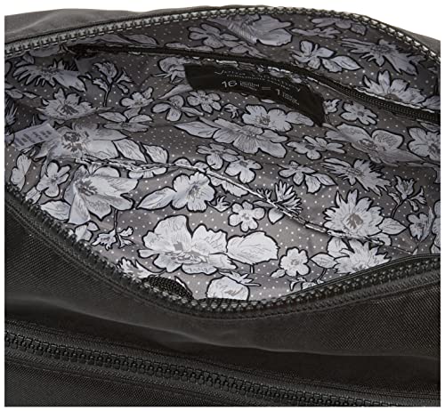 Vera Bradley Women's Recycled Lighten Up Reactive on the Go Crossbody Purse, Black, One Size