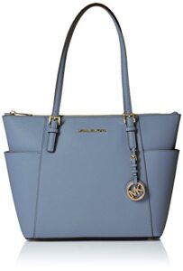 michael michael kors tote, pale blue