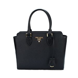 prada women’s medium saffiano leather shoulder tote handbag 1ba113