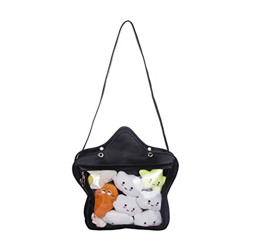 Ita Bag Heart Purse Kawaii Backpack Ita Bag Crossbody Clear Bag Star Crossbody Bags Ita Heart Bag Kawaii Wallet Lolita Bag Kawaii Bag Transparent Backpacks Cute Bag Japanese School Bag Anime Bag