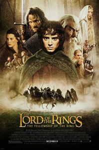 lord of the rings fellowship of the ring movie poster 1 sided original final 27×40