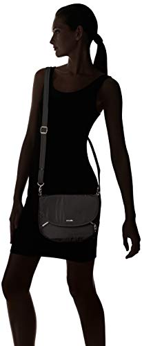 Pacsafe Stylesafe 4L Anti Theft Crossbody Bag, Black